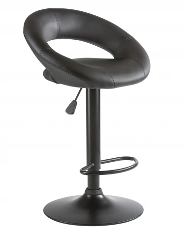 Стул барный MIRA BLACK (чёрный)
