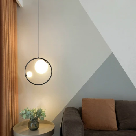 Подвесной светильник Ingrun Black Imperiumloft Ingrun01 (212877-23) (220V, на проводе, шарики)