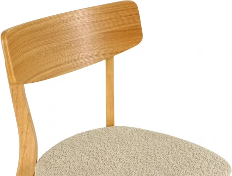 Стул Oxville ОГОГО Обстановочка! (Массив дерева,Букле/Бежевый) арт.920341