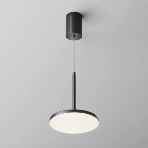 Подвесной светильник Maytoni Plato P076PL-L12W4K-B (LED, 220V, на проводе, круглые)
