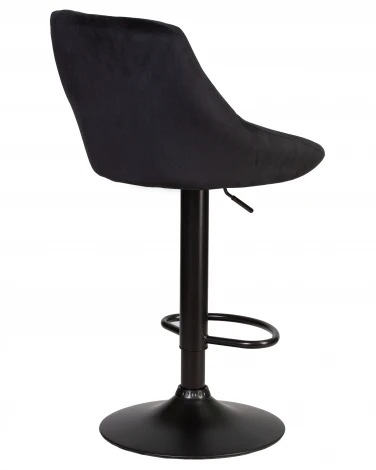 Набор 2 шт стул барный DOBRIN LOGAN BLACK (черный велюр (MJ9-101))