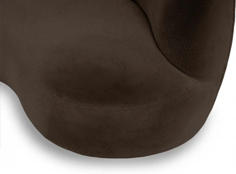 Диван Patti 2400 ОГОГО (арт.853235), (Мех/Черный)