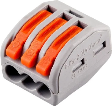 Клемма рычажковая 3-х проводная Stekker 32421