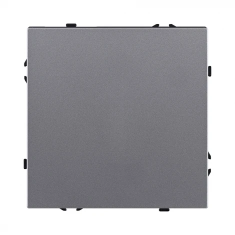 Выключатель кнопочный 1-клавишный 10А/250В серый Kollinger Eclipse EC-006GY