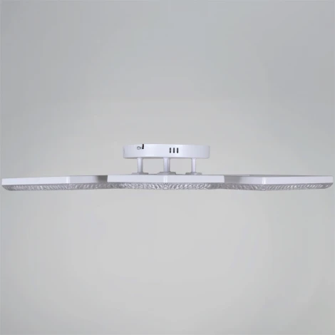 Потолочная люстра светодиодная на штанге с пультом с регулировкой цветовой температуры, яркости и с ночным режимом Reluce 88120-0.3-2+2C WH