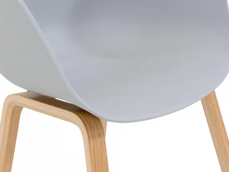 Стул пластиковый Paul ОГОГО 622567 (серый)