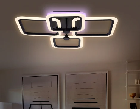 Потолочная люстра Ambrella FA FA531 (регулировка яркости, LED, 220V, пульт управления, управление смартфоном, умный дом - PC.Lamper)