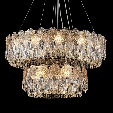 Подвесная люстра хрустальная Modelux ML.7445.800.500 GD