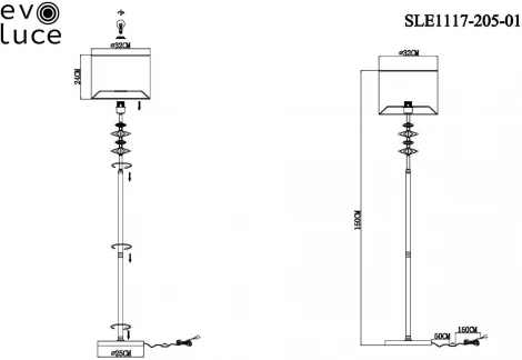 Торшер Attic SLE1117-205-01