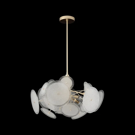 Потолочная люстра на штанге Crystal Lux DANDELION SP6 GOLD