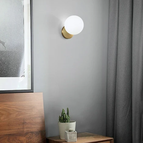 Настенный светильник (бра) Tip Of The Tongue - Wall Mounted, 2015 L D20 ImperiumLoft Brume01 (177976-26) (220V, шар)