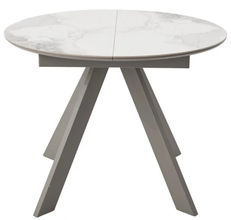 Стол БОНЖУР 100 цвет ПАНДОРА (PANDORA LIGHT), керамика / ЛАТТЕ каркас M-City 64583