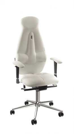 Эргономичное кресло Galaxy Kulik System Бежевая кожа