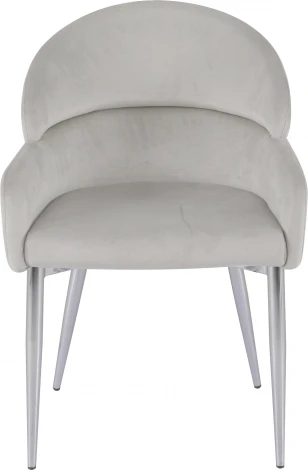 Стул обеденный Берклей D-1202D, серый/хром IST-CASA