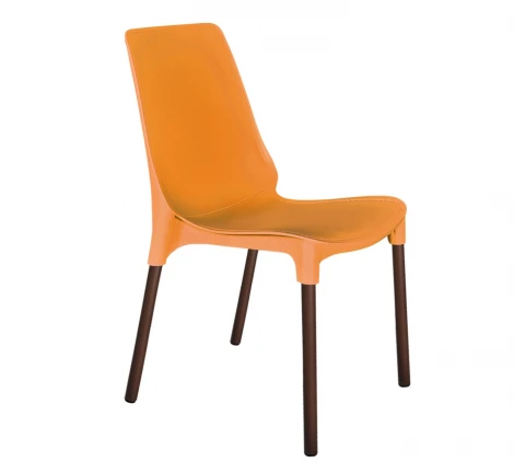 Стул Sheffilton SHT-S75/S424 Оранжевый/Коричневый муар 6310470510