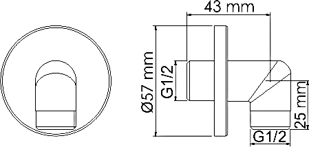 Шланговое подключение Wasserkraft A134