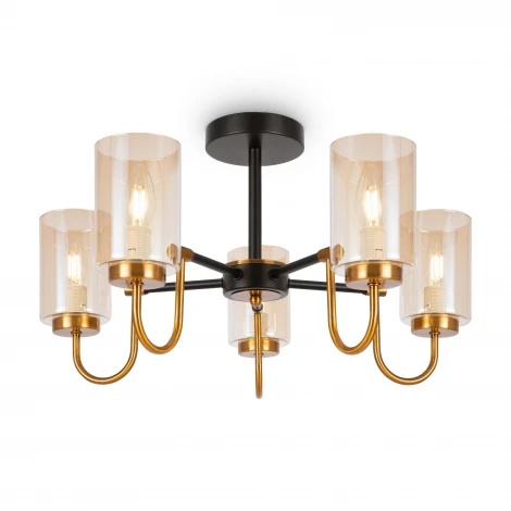 Потолочная люстра на штанге Freya Jewel FR5321CL-05BZ