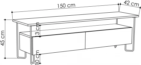 ТВ тумба LEVE CORNEA TV UNIT
