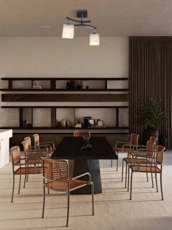 Потолочная люстра на штанге Мелодия Света SS1N 000023915