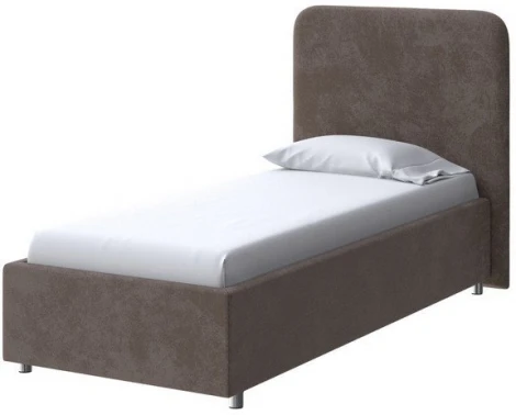 PROxSON Кровать Олаф (Ткань: Велюр Casa Кофейный) 80x190