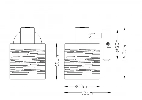 Бра Globo Tunno 15342-1 (220V, выключатель)