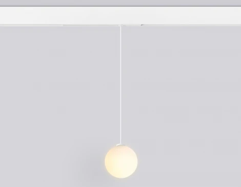 Трековый светильник магнитный светодиодный диммируемый Ambrella TRACK SYSTEM GL1441 (регулировка яркости, 220V, пульт управления, управление смартфоном, умный дом - LampSmart, шар)