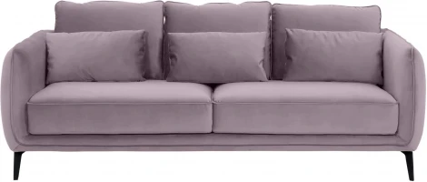 Диван Amsterdam трехместный ОГОГО (арт.664752), (Ткань/Сиреневый)