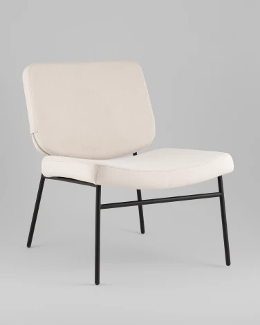 Кресло Stool Group Эбигейл велюр молочный УТ000041984