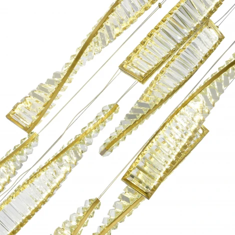 Подвесной светильник ST Luce Elica SL6205.303.09 Латунь/Прозрачный LED 1*99W 3000K (220V, на тросе)