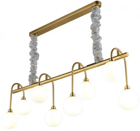 Подвесная люстра Aployt Eloiz APL.839.03.08 (220V, на цепи, шарики)