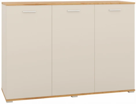 Комод Woodville Кассандра 138 дуб крафт золотой / кашемир 559207