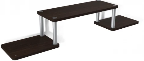 Полка Матрица 54 венге/ал.мет/серый Sheffilton 2905257901