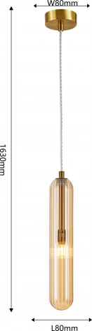 Подвесной светильник Favourite Stalactit 4455-1P (220V, на проводе)