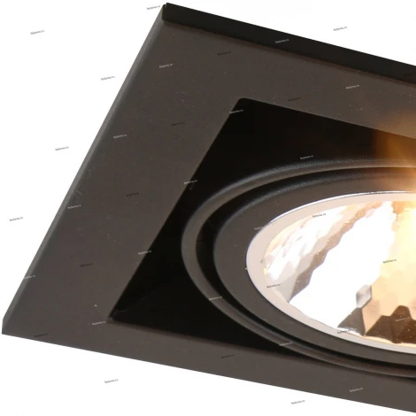 Встраиваемый точечный светильник Arte Lamp Cardani Semplice A5949PL-2BK