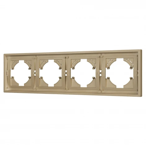 Рамка пластиковая FRM-TENDO-SFPL-4-GD (Arlight, Матовый песочный) 054663