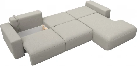 Диван угловой Лига-036 НПБ Классик Лонг правый угол Лига Диванов (Рогожка) арт.125462