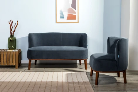 Диван R-Home Шафран Diag grey