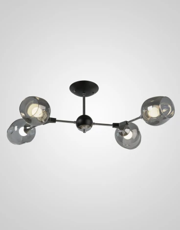 Потолочная люстра на штанге Мелодия Света SL1NP5698-4 BK+CR 000067866