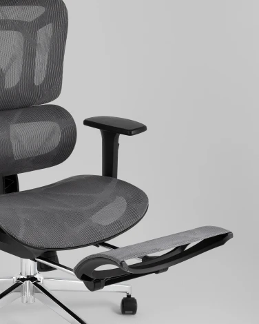 Кресло офисное TopChairs Nimbus серый УТ000041778