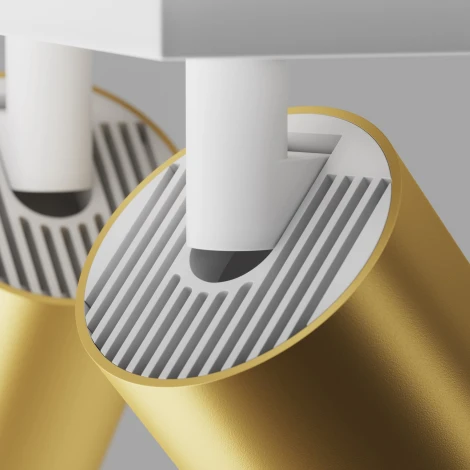 Потолочный светильник FOCUS S GU10 2x10Вт Maytoni Technical C051CL-U-2WMG (220V, круглые)