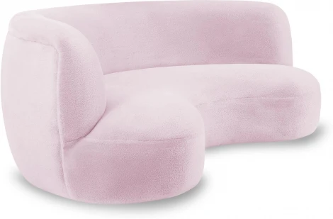 Диван Patti 2400 ОГОГО (арт.853241), (Мех/Розовый)