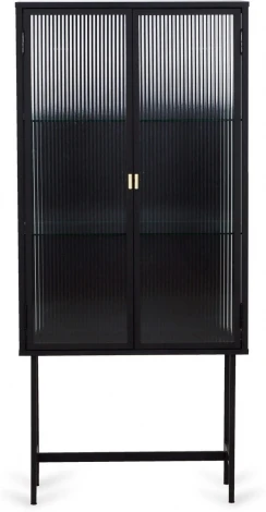 Витрина ОГОГО The One (ЛДСП,Металл,Стекло/Черный)