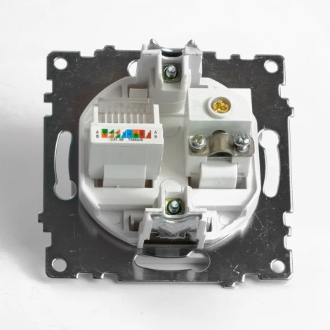 ТВ-розетка (белый) Stekker Катрин 49181