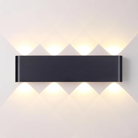 Настенный светильник светодиодный Odeon Light Magnum 7191/8WL черный браш./металл IP20 LED 8W 3000K 220V