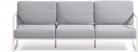 Диван уличный La Forma (ex Julia Grup) Comova (Белый,Синий/ Пена,Полипропилен,Алюминий,Металл,Искусственные волокна)