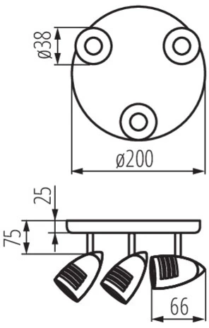 Спот Kanlux MOLI 7087 (220V)
