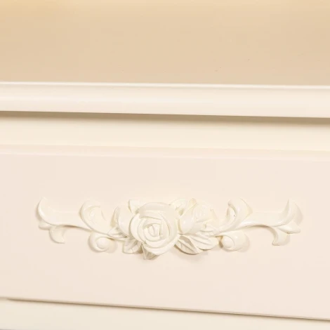 Туалетный столик с зеркалом и табуретом Secret De Maison ARNO ( mod. HX18-263 ) butter white (слоновая кость) (дерево павловния, мдф)