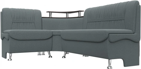 Диван кухонный угловой Сидней левый угол (Серый/Рогожка) Лига Диванов арт.125903L