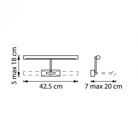 Подсветка для картин светодиодная Lightstar Noce 201031