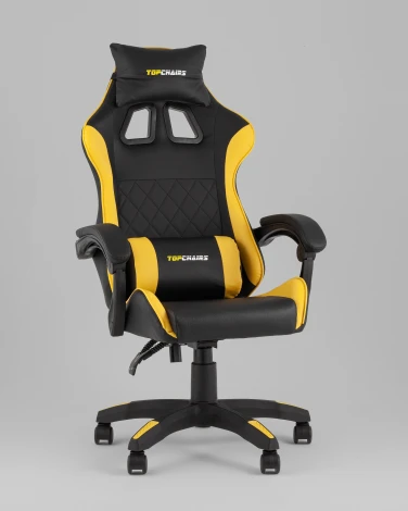 Кресло спортивное TopChairs MG-7043 черно-жёлтый TopChairs УТ000042699